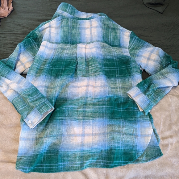 AE blue&green flannel - Picture 3 of 4